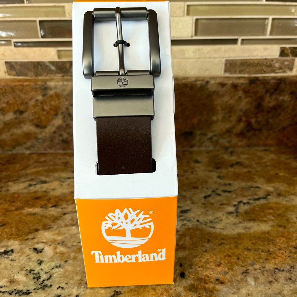 Men’s Timberland Reversible Leather Belt